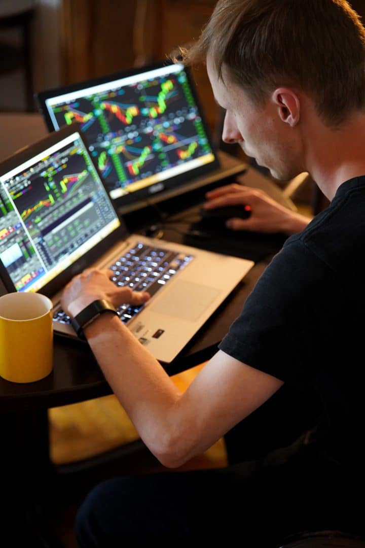 manejo del negocio de trading y bolsa
